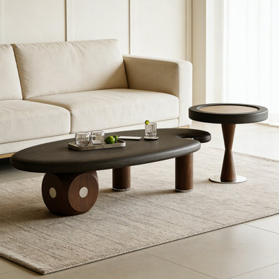 Wood Coffee Table Set
