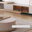 Combinaison de table de bout avec meuble télé de style crème