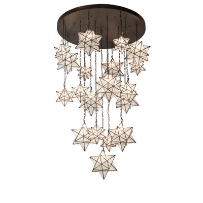 Moravian 19 - Light Dimmable Tiered Chandelier