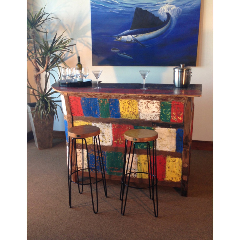Counter Stool with Metal Frame
