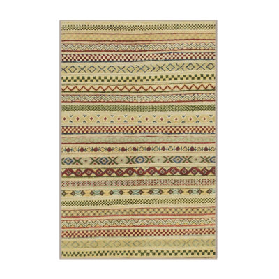 Tapis décoratif multicolore à motif abstrait