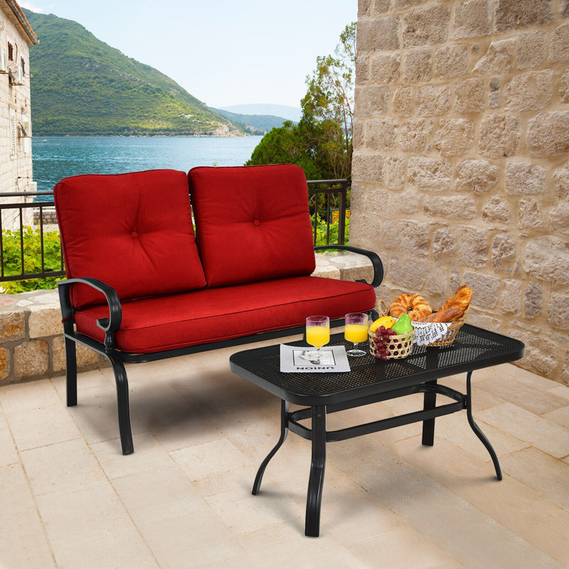 Ensemble de meubles de table avec causeuse 2 pièces