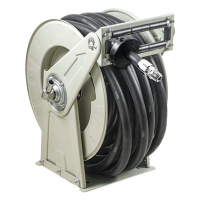 Fuel Hose Reel, 1"" x 50', Extra Long Retractable Diesel Hose Reel, Heavy-Duty Carbon Steel -  VEVOR, CYRGJP50FT1IL07HKV0