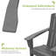 Chaise Adirondack en plastique Alvertia-772534716