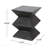 Outdoor Lightweight Concrete Side Table