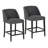 Aaraf Upholstered Counter Stool with Solid Wood Frame-1218384453