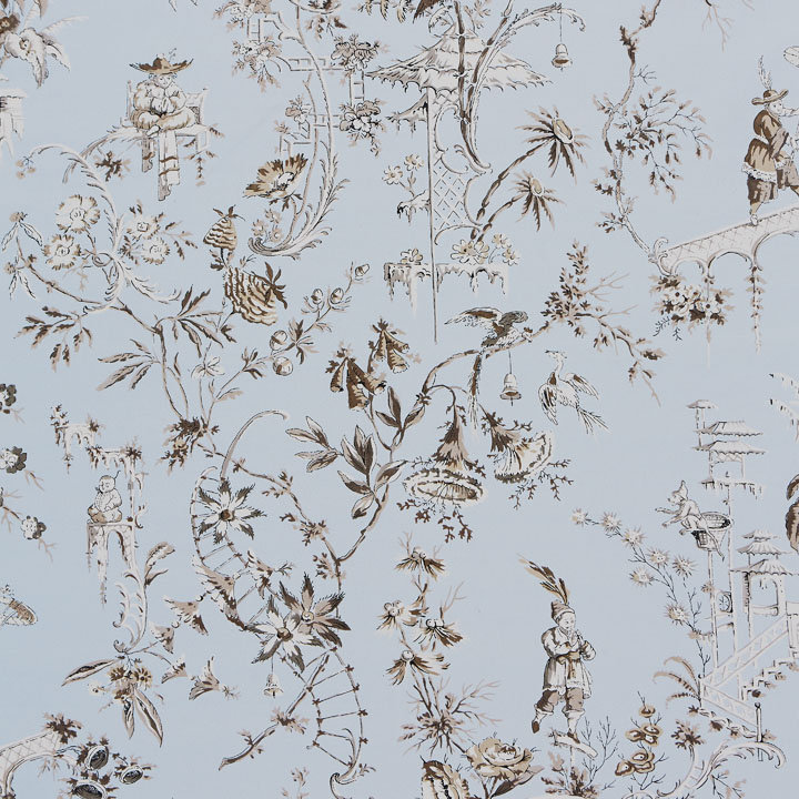 Tissu 100% coton Oriana Nanjing, Ciel
