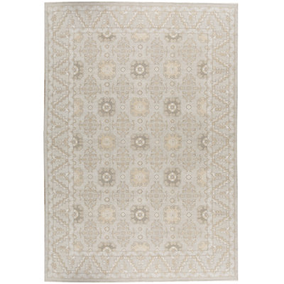 Hand-Knotted High-Quality Gray Area Rug