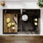 Ensemble d'évier de cuisine à double cuve en quartz 33 po Karran-127373077