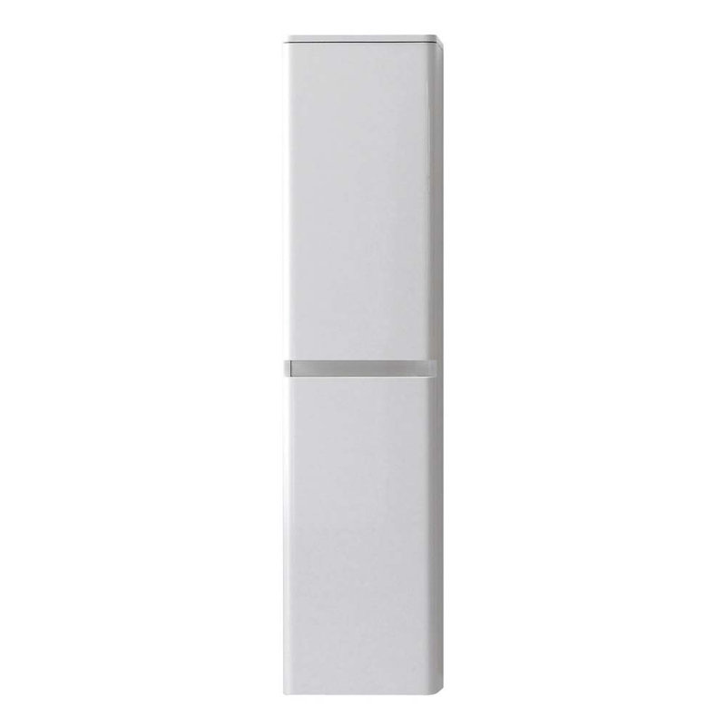 Scandinavian 40cm x 170cm Wall Mounted Cabinet, Gloss White
