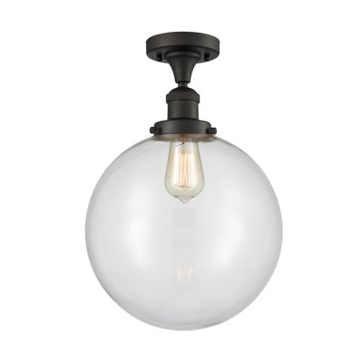 Brislington Glass Semi Flush Mount