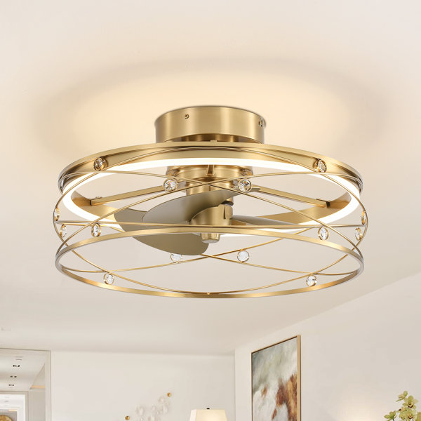 House of Hampton® Shiey 20'' Ceiling Fan with LED Lights - Wayfair Canada