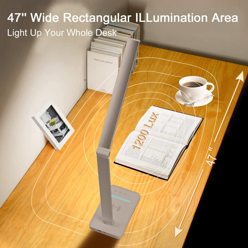 Chayim USB Desk Lamp, White