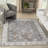 Nourison Astra Machine Washable Ivory Multicolor Vintage Indoor Rug-1496806156