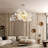 59 " 10-light Ceramic Ginkgo Leaf Chandeliers-2065660277