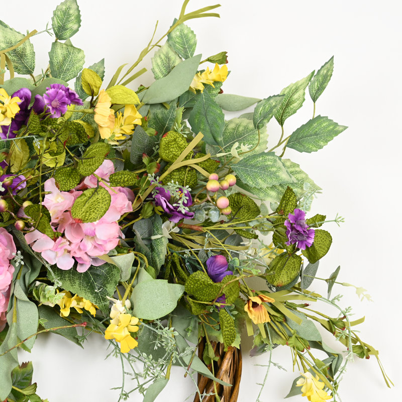 Couronne florale 22 po Orchid Wildflower