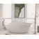 71'' x 35'' Freestanding Soaking Solid Surface Bathtub with Faucet