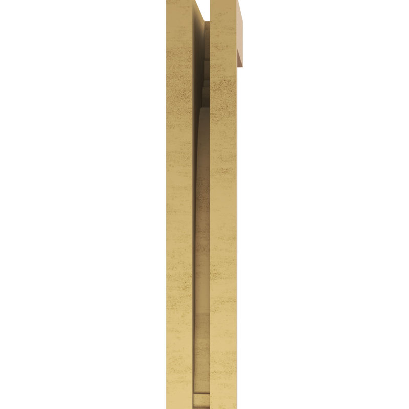 Bois de cèdre brut Warren, H 24 po x l 4 po x P 8 po