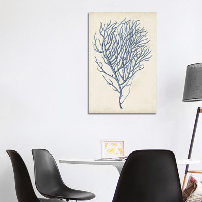 Indigo Coral VI by Vision Studio - Wrapped Canvas Painting