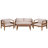 Alta 4 Piece Teak Conversation Set