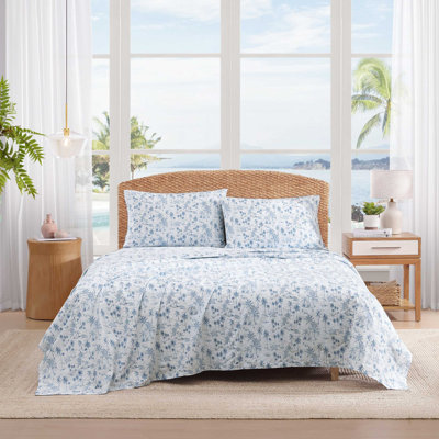 Tommy Bahama Printed Percale Cotton Sheet Set