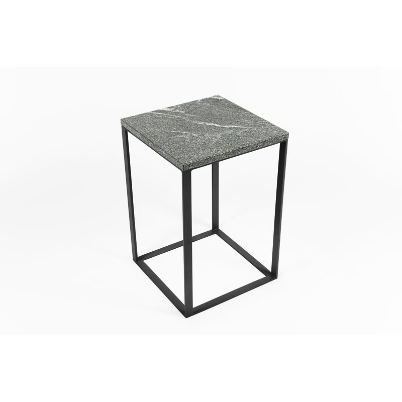 Aiyat Frame End Table, Black