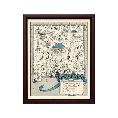 New Mexico Pictorial Map