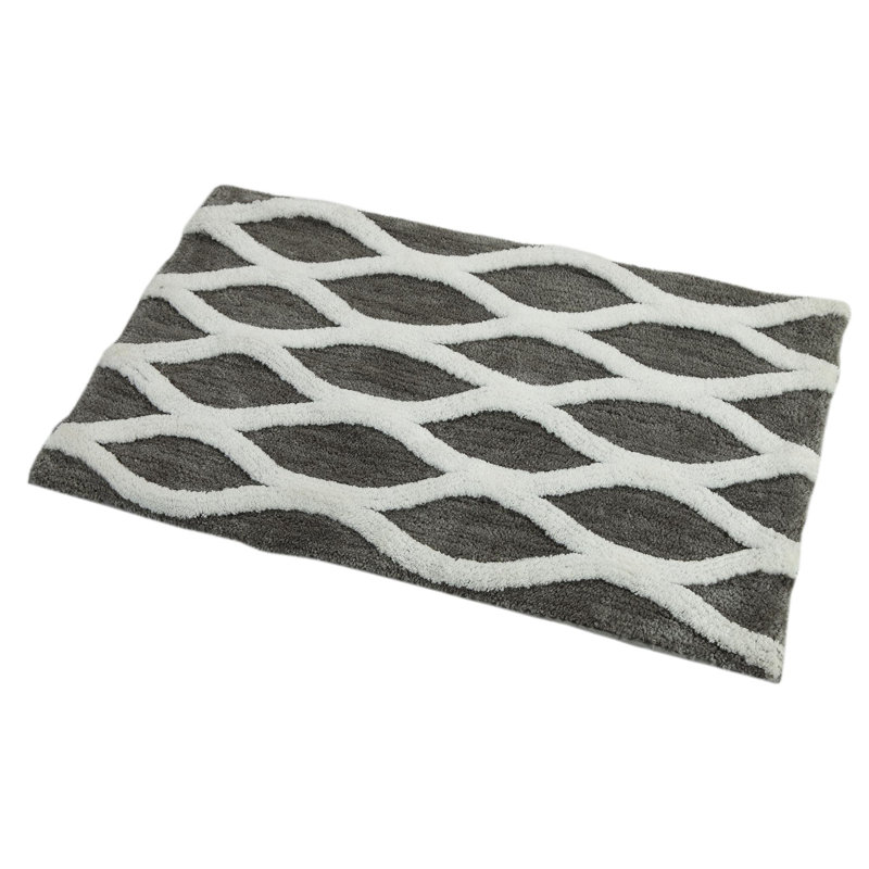 Yamada Non-Slip Bath Rug, Gray