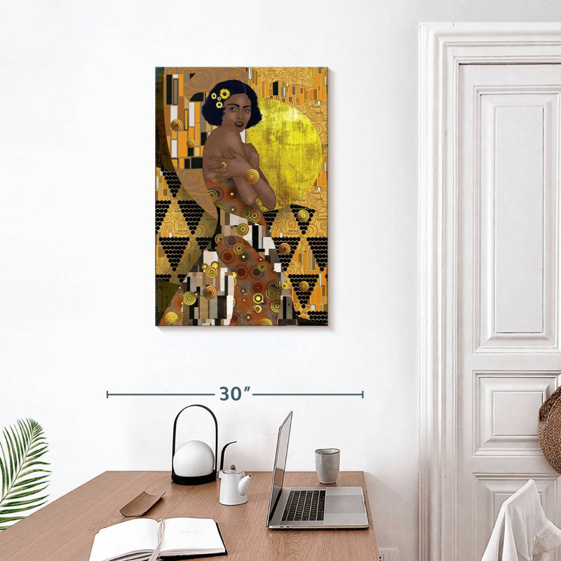 Femme noire confiante Leisha, H 30 po x l 20 po