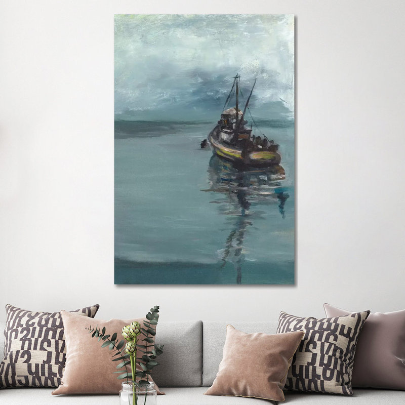 The Fisherman's Tale by Andy Beauchamp - Wrapped Canvas Painting, 152.5 cm H x 101.5 cm W