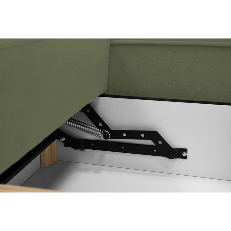 Arijanit 3 Seater Sofa Bed, Green