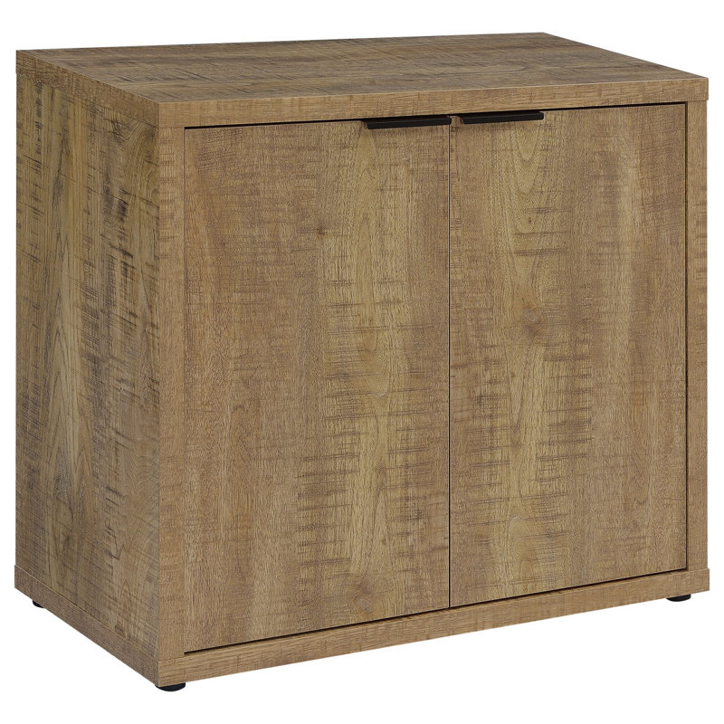 Pamplona Mango Brown 2-Door Engineered Wood Accent Cabinet