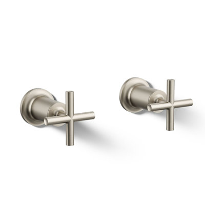Purist® Deck- or Wall-Mount High-Flow Bath Valve Trim with Cross Handle