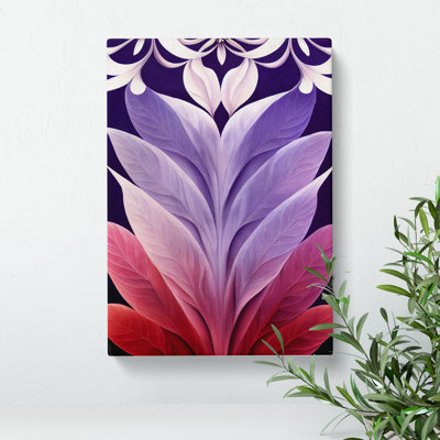 The Bewitching Flower Abstract - Wrapped Canvas