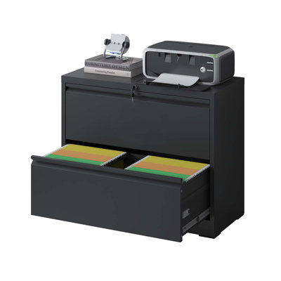 Makhyla 35.43 " Wide 2 Steel Lateral Filing Cabinet