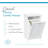 Tilt-Out Laundry Hamper, White