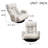 Comfortable Gaming Chair With Adjustable Features And Rotatable Base Soft Padding 360 Degree Seat