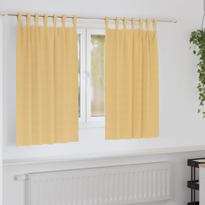 Curtains With Curtains 2 Pcs Polyester