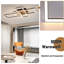 Darnee Metro Lane Flush Ceiling Light, 3-Lights