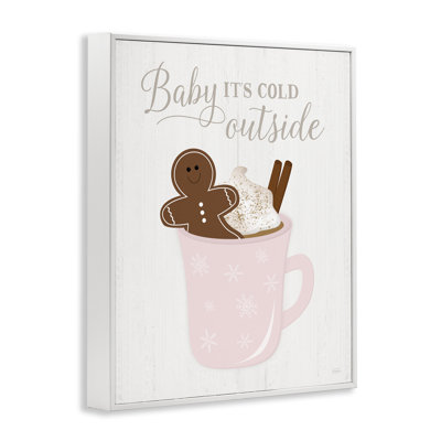 Cold Outside Cocoa Framed Giclee Art by Natalie Carpentieri