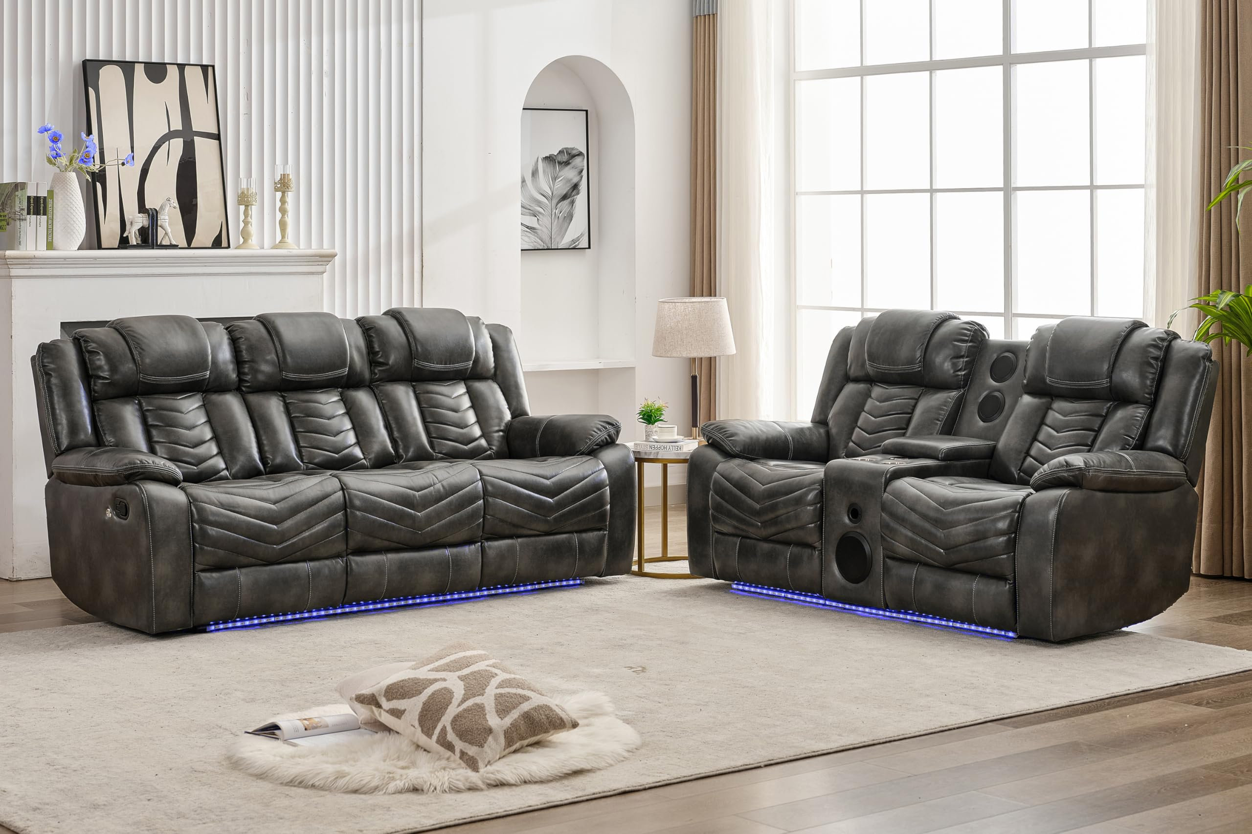 Ivy Bronx Aerielle 2 - Piece Faux Leather Living Room Set | Wayfair