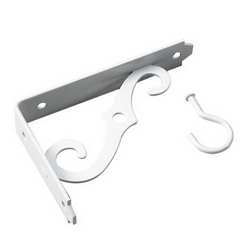 Support décoratif, H 5 po x l 3,5 po x P 0,9 po, Blanc