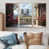 Toile naturelle avec cadre flottant