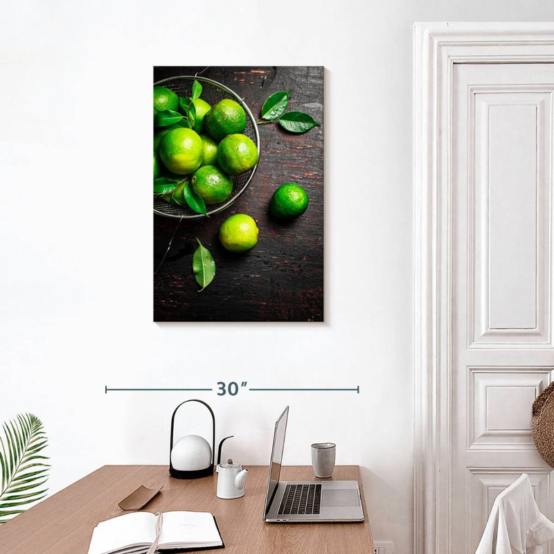 Yarlin bol de limes, H 30 po x l 20 po