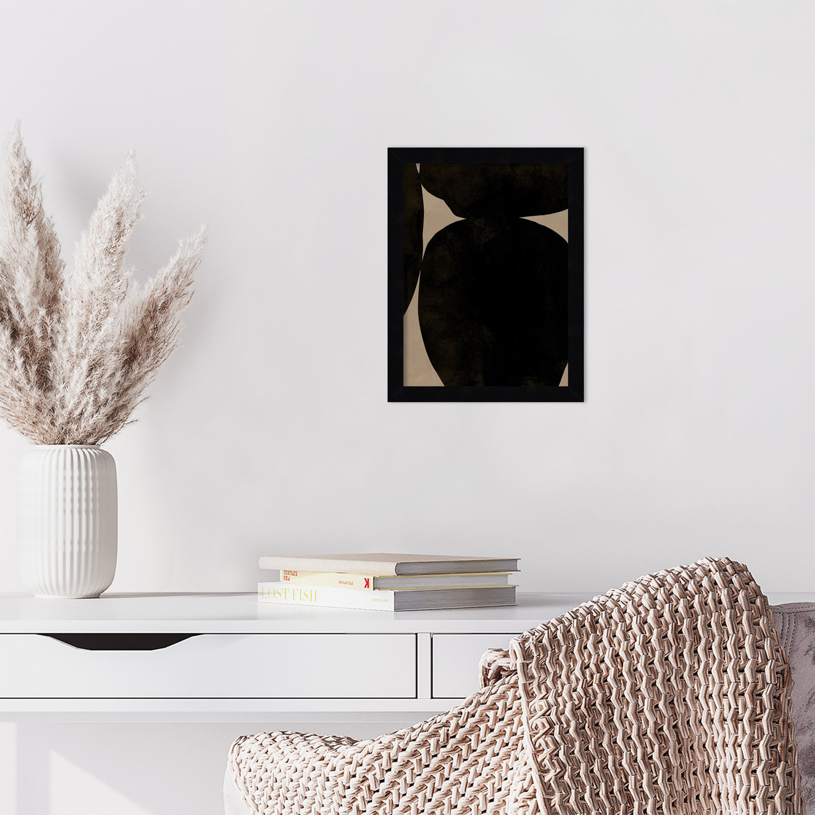 Heirloom Orbs II by Jacob Green, Black, 13" H x 10" W x 1" D
