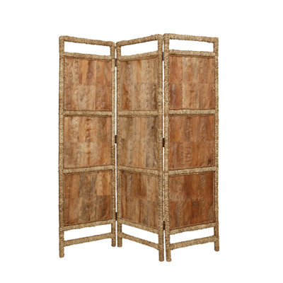 Cloison 3 panneaux pliables Troutdale l 60 po x H 72 po