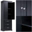 Grande armoire de rangement avec trois tiroirs pour le bureau de la salle de bain-230908313