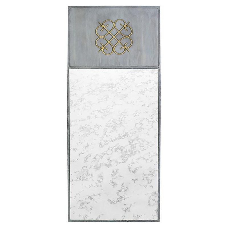 Istanbul Accent Mirror, Deep Ocean/Antiqued Mirror