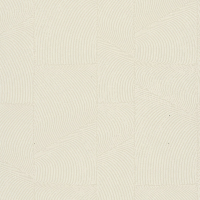 Rouleau de papier peint géométrique Terra Collection, Beige