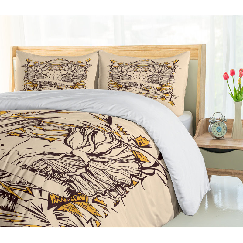 No Duvet Cover, California King Duvet Cover + 2 Standard Shams